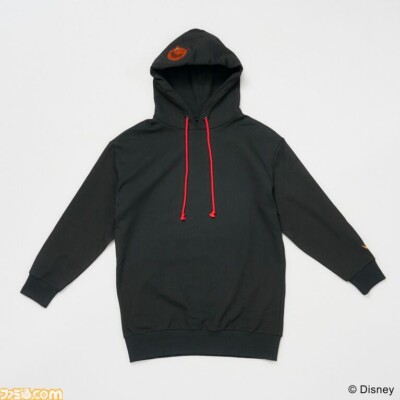 Kingdom Hearts Long Hoodie Halloween Town Square Enix Unisex Black