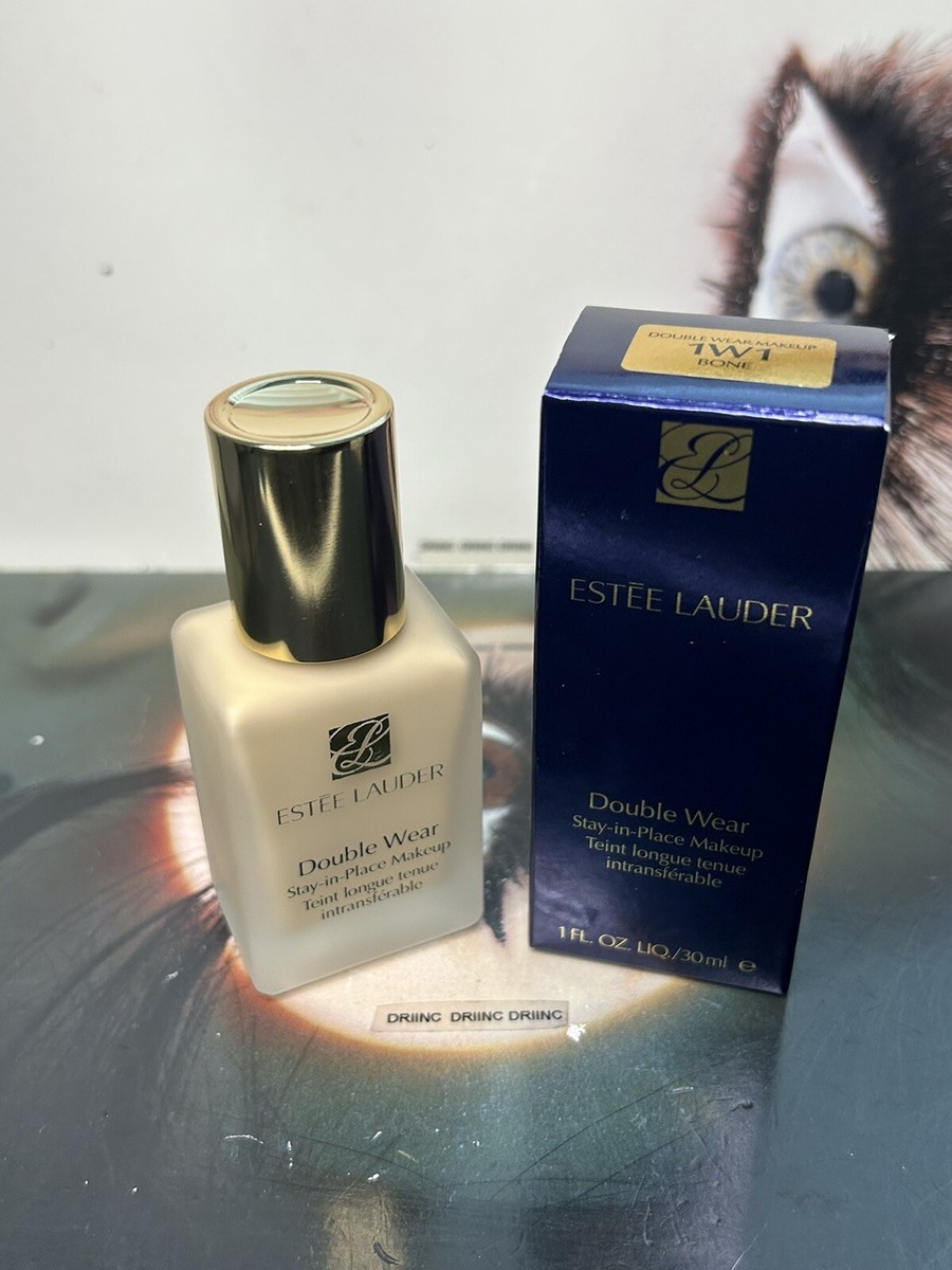 NIB Estee Lauder Double Wear ~ 1W1 BONE ~ Foundation 30ml 1oz !OLD
