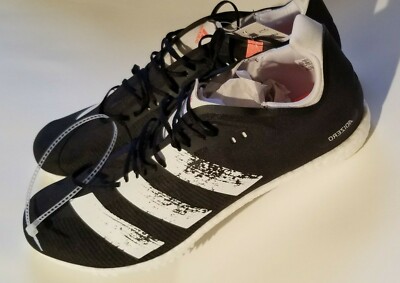 Adidas Men adiZero Avanti Track Field Spikes Cleats EG7833 Black White Size 11.5 Adidas Adizero Avanti Boost Track And Field Shoes Spikes  main image 3