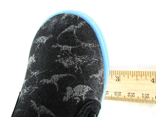 Carter's Damon Toddler Boys Slip-On Shoe, Sneaker w Dinosaur Design, Easy On Off - Picture 9 of 10