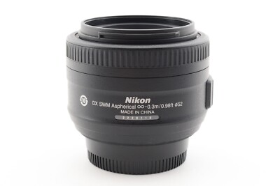 Nikon AF-S DX Nikkor 35mm f/1.8 G DX Lens w/ hood F Mount JAPAN [N