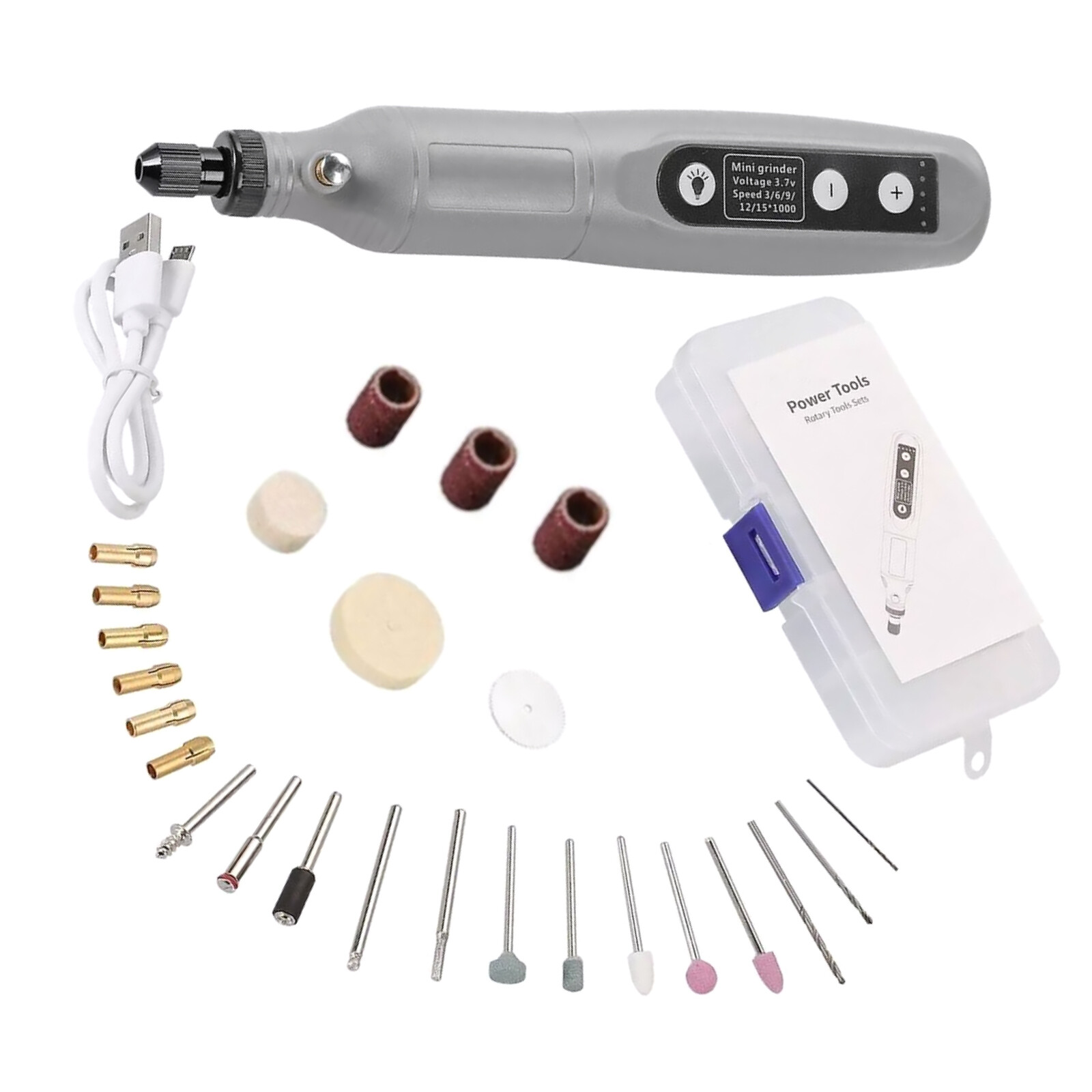 New USB Charging Cordless Electric Mini Drill Grinder Polishing Pen Rotary Tool