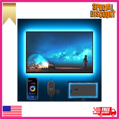 LED Lights for TV, 13.2Ft TV LED Backlight for 45-60 Inch, RGB LED Strip Lights 
