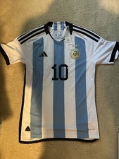 Adidas Lionel Messi Argentina 2022 Home Authentic Player Jersey HF2157 Small New