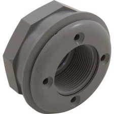 Vinyl Pool Inlet/Outlet Fitting Gray