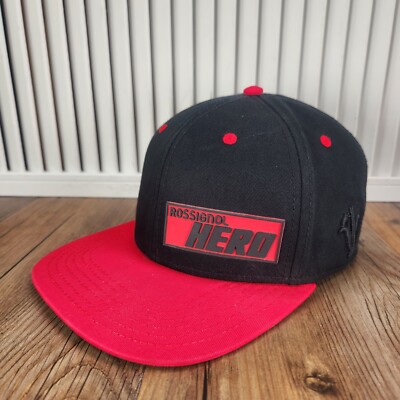 Rossignol Hero Hat Cap Snapback Black Red Brand Urban Style Street