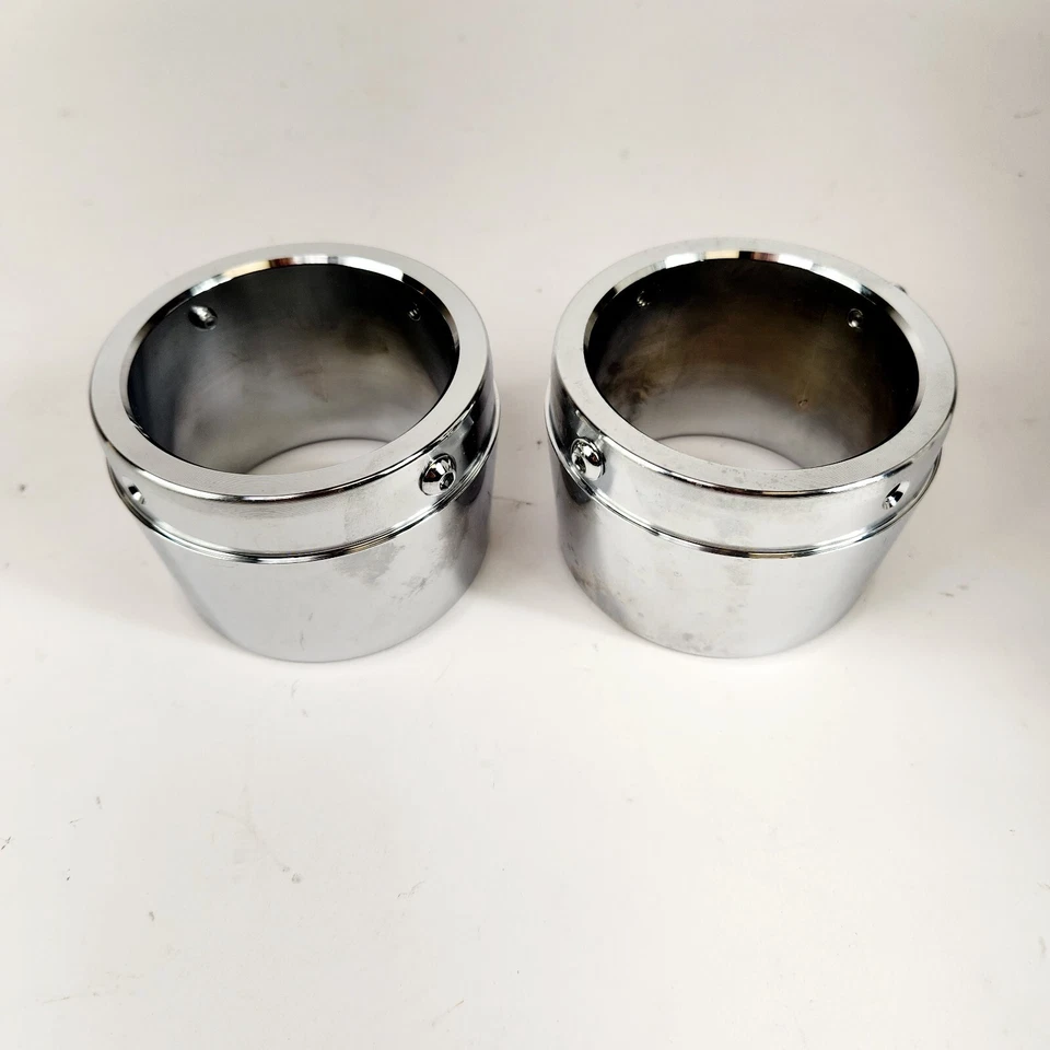 RC Components 4" Blitz Exhaust Slip-On Muffler Tip RCX04C Chrome - Image 2 of 4