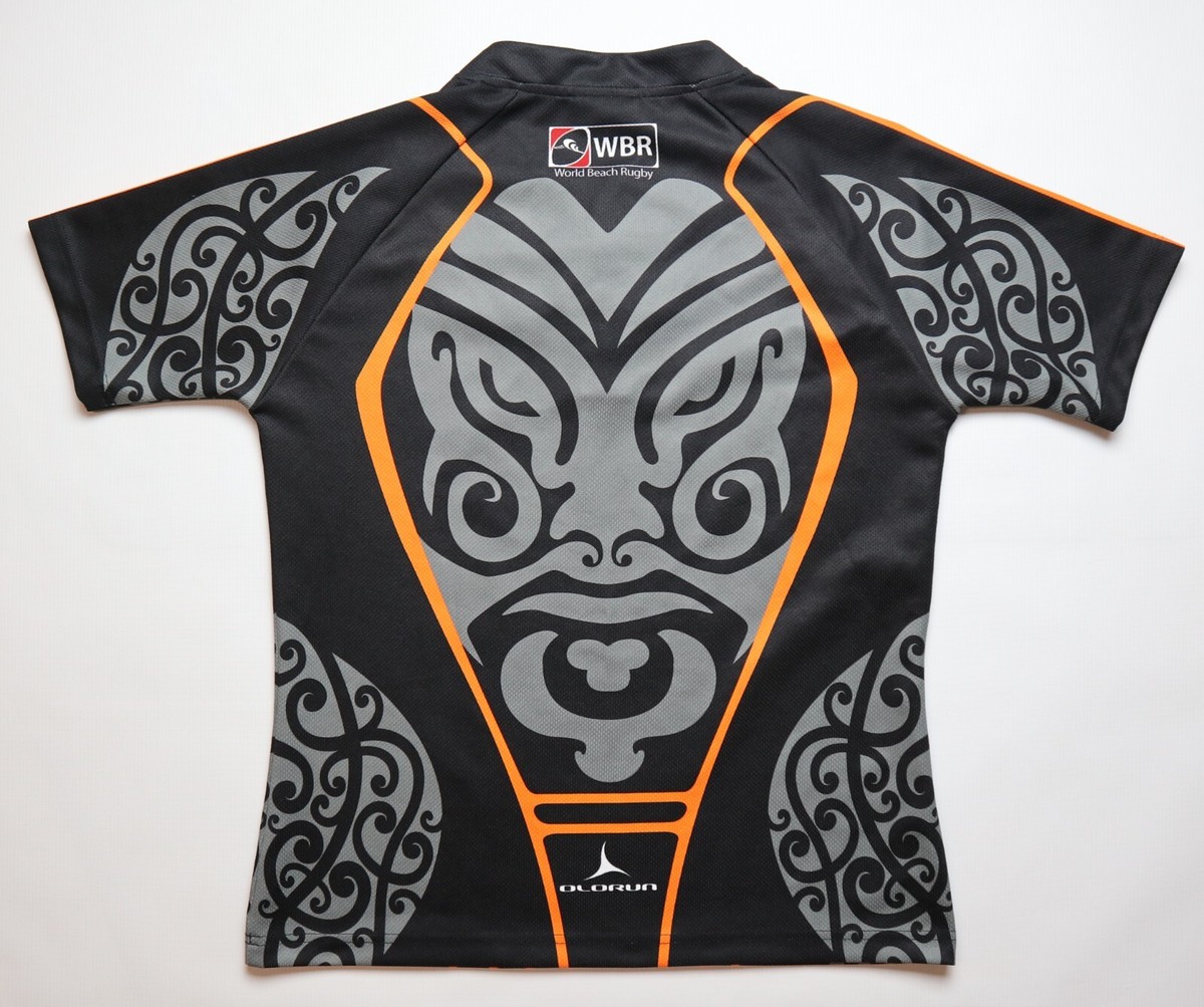 QUEENSTOWN KNIGHTS WBR WORLD BEACH RUGBY SHIRT JERSEY OLORUN