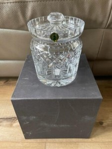 Waterford Crystal Lismore Biscuit Barrel/Cookie Jar. New in Box.