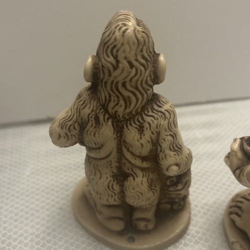 Höhlenmensch Neandertaler, Urzeit Steinzeit Trolle Mann Frau Kind Figuren - Bild 6 von 6