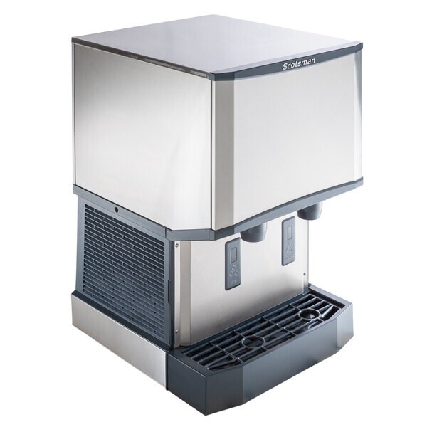 Scotsman HID525A-1 Countertop Air Cooled Ice Machine and Water Dispenser
