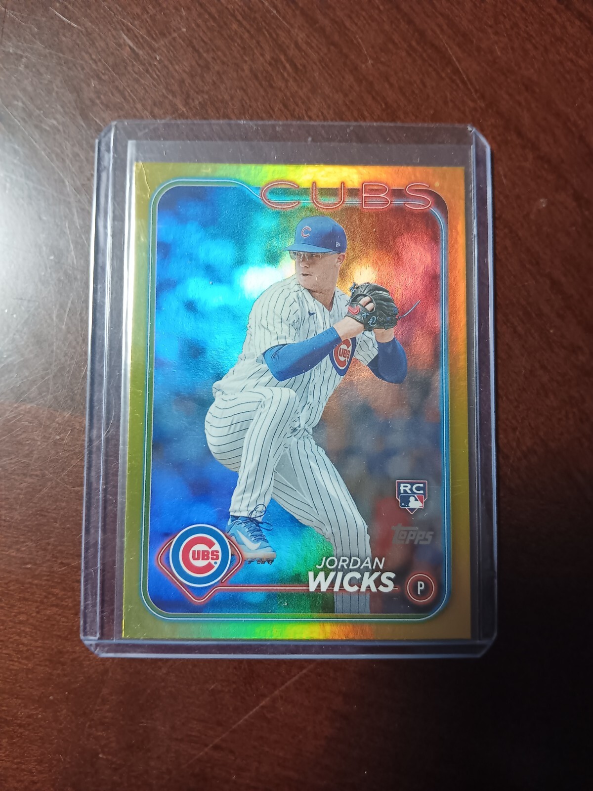 2024 Topps Series 2 Jordan Wicks Gold Foil Rookie RC #613 Chicago Cubs