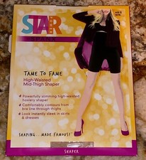 STAR POWER SPANX Tame To Fame High Waisted Mid Thigh Shaper NUDE NEW Womens G 3X