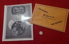 Viintage and Rare The Bending Coin by Walt Noon Magic Mentalism Trick