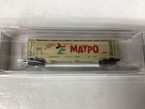 Bowser #17146 escala N “Maypo” PS-2600 2 bahías tolva cubierta Rd. #17470 | Zustand: New