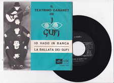 Disco 45 Giri Teatrino Cabaret de I Gufi Io Vado in Banca La Ballata Gufi SCD5