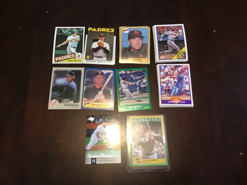 GRAIG NETTLES Oddball Insert & Regular issue Baseball YANKEES YOU CHOOSE - Image 4 of 4