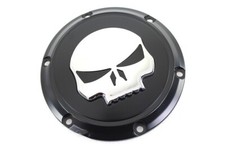 Cubierta Derby Calavera 6 Agujeros Negra para Harley Sportster 2004-up