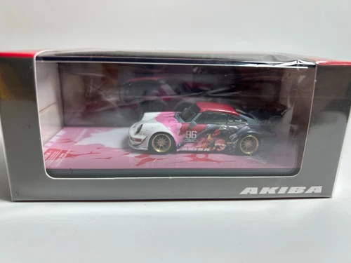 1/64 AKIBA Original Porsche Wide-body RWB 964 High-tail Boutique Alloy Car Model - Picture 11 of 12