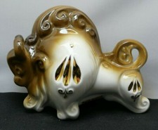 Sch&ouml;ne sehr seltene russische Stier Porzellan Figur Modell MN-553 Made in USSR SU660