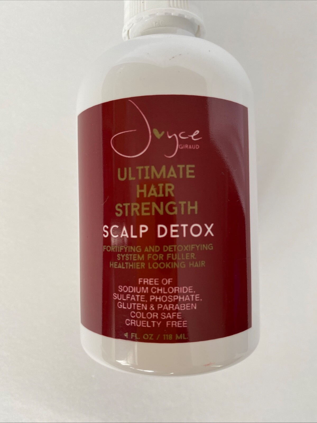 Joyce Giraud Ultimate Hair Strength Scalp Detox for Fuller Healthier Hair - 4 oz