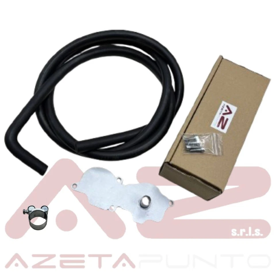 piastra abolizione filtro recupero vapori olio bmw m57 m47 tubo silicone - Immagine 4 di 4