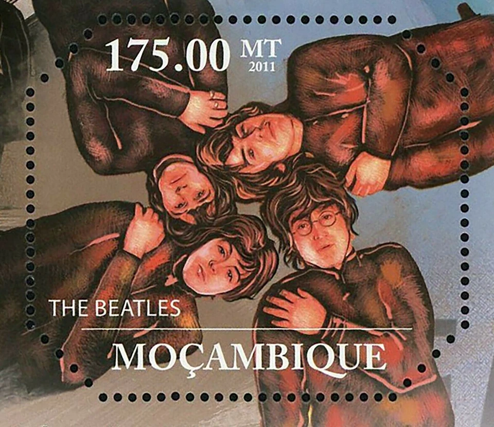 Banda de estampillas de The Beatles música pop rock siglo XX S/S MNH #4803 / Bl.487 Foto 2 de 4