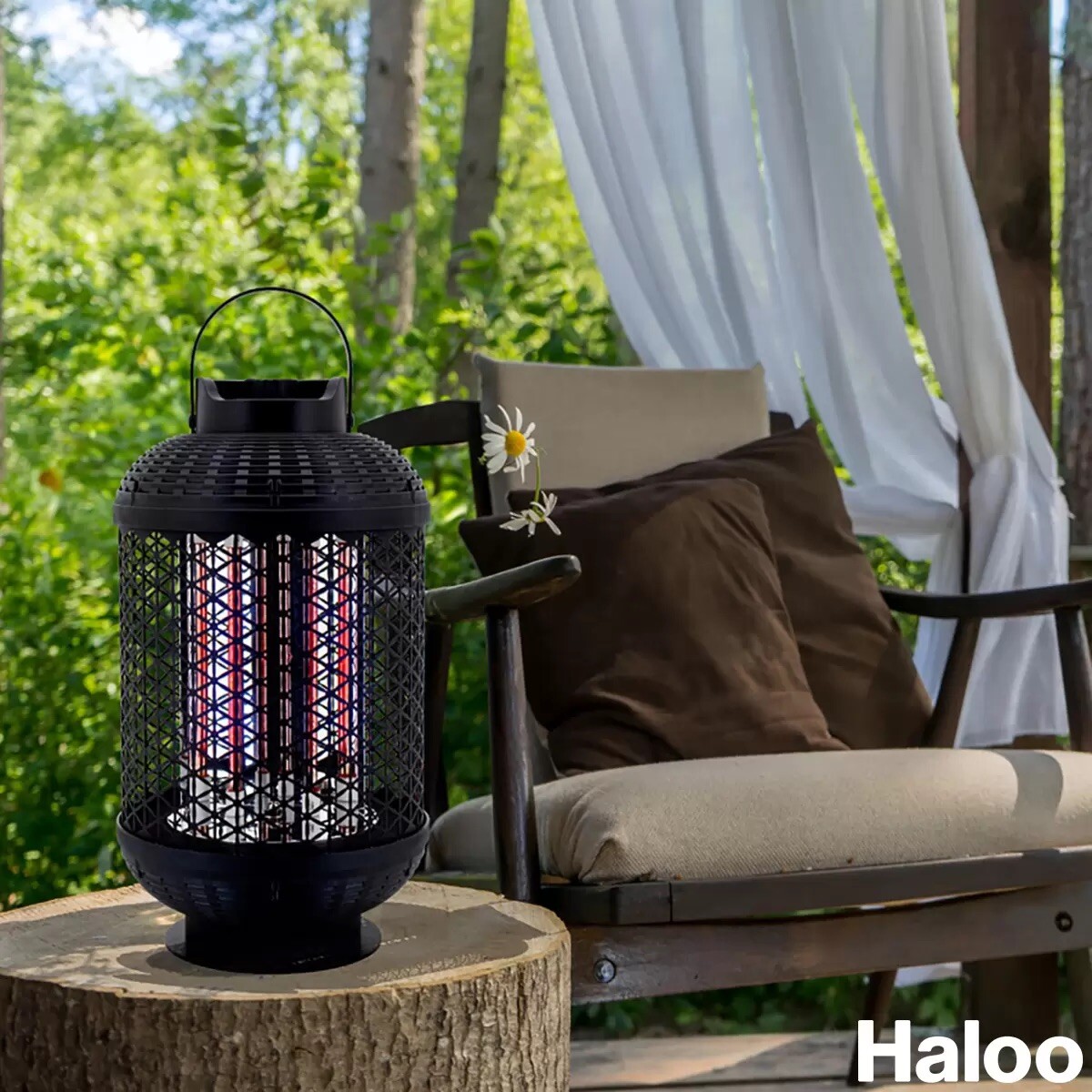 Haloo Outdoor Heater Lantern, Garden Patio Portable Electric Heater RP£229