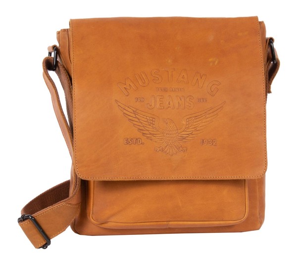 Mustang Valencia Pisco Shoulderbag UmhäNgetasche Tasche Cognac Terracotta Neu-image