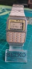 Rare Vintage (1982) Pulsar By Seiko Y735-5009 Calculator Watch Japan *Perfect*