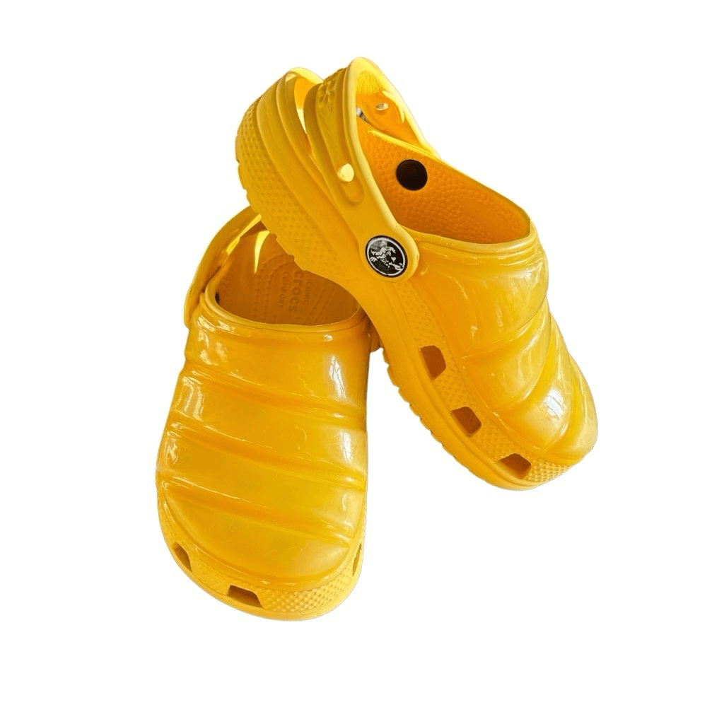 Kids Crocs Classic Neo Puff Clog Unisex Yellow Size 10