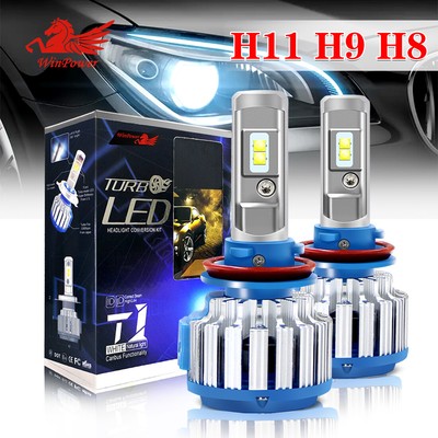 Lampadine H11 H8 H9 WinPower 55W HID - 6000K Bianco Puro, 2 Pezzi, Per Fari Auto - Foto 10