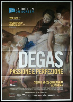 DEGAS PASSIONE E PERFEZIONE Manifesto Arte 2F Poster Film Original Cinema