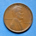 1909 Lincoln Wheat Cent ~ VF VERY FINE ~ Bronze Penny 1c Coin