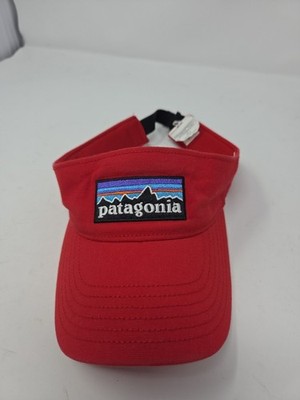 Patagonia Adult Adjustable Visor Red OSFA