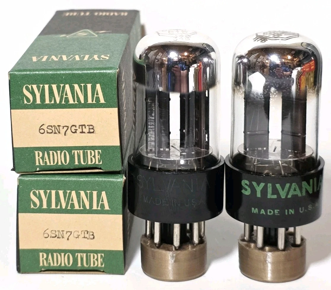 Tube 6SN7GT SYLVANIA - Neuf Sous Garantie 3 Mois - Pour Ampli Audio