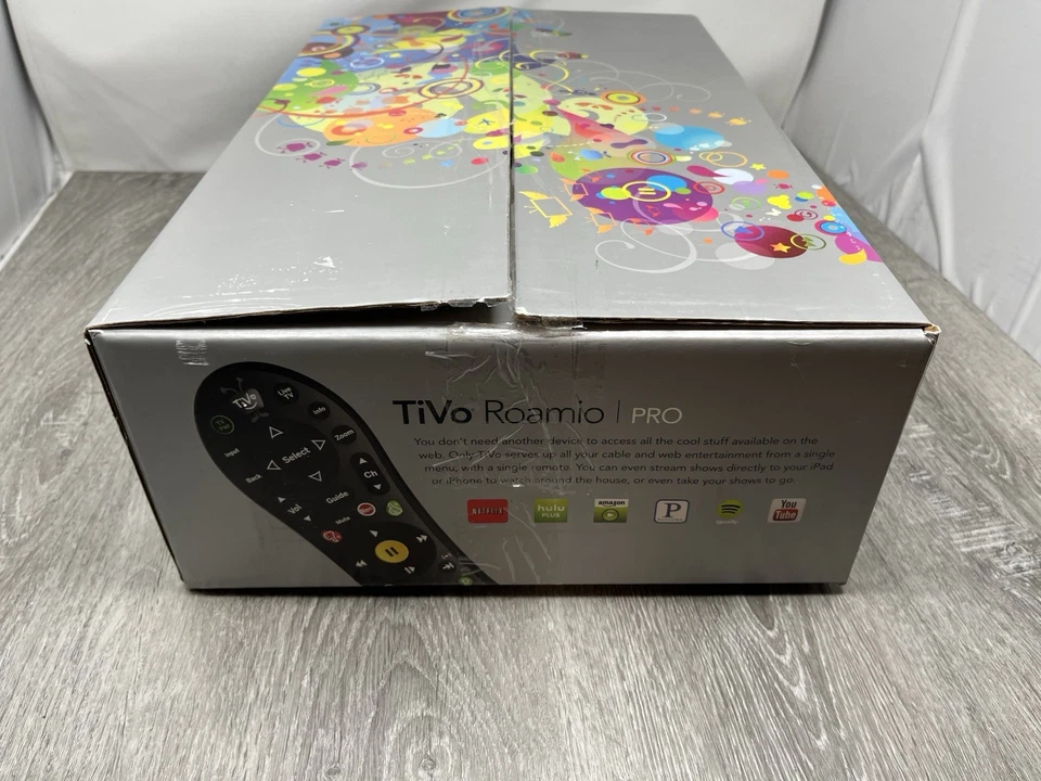 Новый TIVO ROAMIO PRO 3 ТБ HD DVR телевидения TCD840300 с кабелем и коробкой - Изображение 3 из 4
