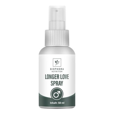 Longer Love Spray | Biophora Verzögerungsspray für Männer | Kontrolle & Ausdauer