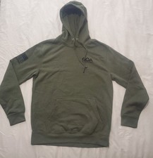 Nine Line Apparel GOA Hoodie Mens M Military Green "No Compromise" USA Made NWOT