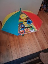 Vintage Sesame Street Umbrella For Kids.  1990s