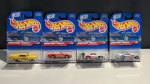 Vintage Hot Wheels 1998 Complete Set Sugar Rush Series ll Original Packaging