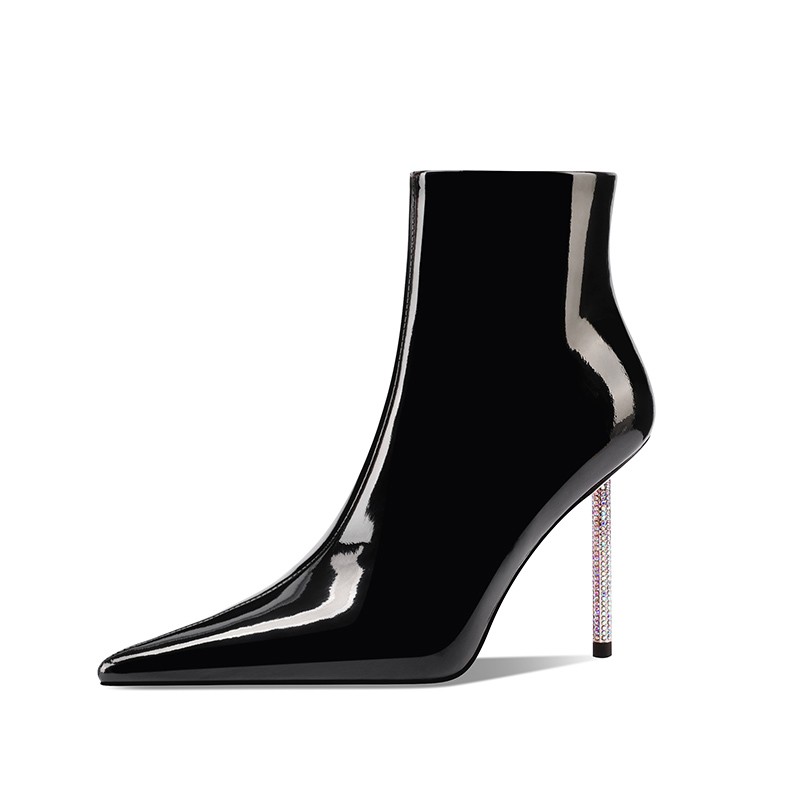 Autumn new style patent leather rhinestone KEGIRLOM Women main image 3