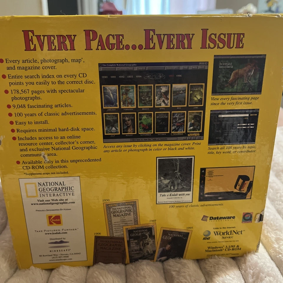 National Geographic Complete CD-ROM 1888-1990 * PC Computer * - Image 3 of 4