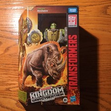 Transformers War For Cybertron Kingdom Rhinox Voyager Class