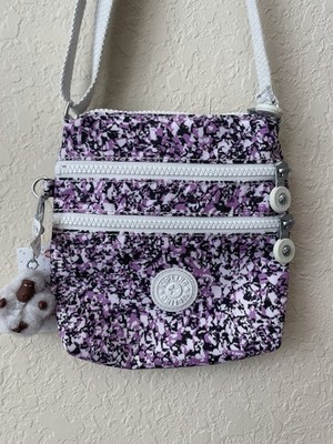 Kipling Alvar Print Crossbody Bag - Ocean Breeze Purple - NWT