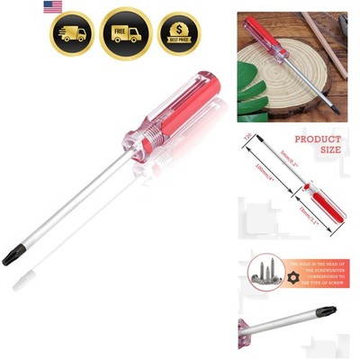 T20 Torx Security Screwdriver with Magnetic Tip Plastic Grip, Torx Screwdrive...