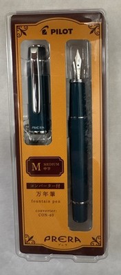 Pilot Prera Fountain Pen Dark Turquoise M Nib P-FPR-1-DTQ-M w/ CON-40 Converter