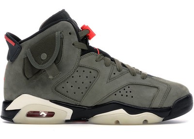 Size 3.5Y - Jordan 6 Retro Travis Scott (GS) CN1085-200 Pre-Owned