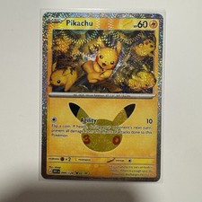 Carta Pokemon Pikachu 30° anniversario 044/128 22/30