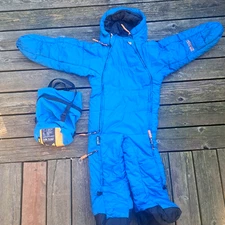 Selk’Bag K1 Wearable Sleeping Bag Kids Youth 4'0"–4'8" Blue Wear Selk Boys Girls